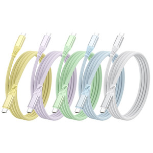 Câble de charge rapide Pengqiao 240W 5A USB C vers USB C pour téléphones, ordinateurs portables, ordinateurs, compatible CarPlay - Product Image 1