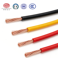 Câble de connexion domestique économique en aluminium recouvert de cuivre, isolé en PVC, flexible, ignifuge, résistant à l'usure, BV CCA