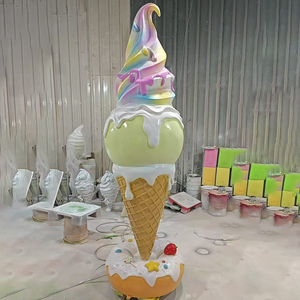 Decorazione per torta di compleanno in schiuma di grandi dimensioni modello di visualizzazione per Cupcake colorato a 3 livelli per decorazione di eventi da forno per centri commerciali - Product Image 3