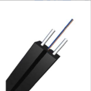2-adriges G.657A1 Singlemode-<span class=keywords><strong>Glasfaser</strong></span>-Dropkabel für den Innenbereich, FTTH GJXH mit Stahldraht-Messenger für <span class=keywords><strong>ONT</strong></span>-Verteilerkästen und Wandverkabelung - Product Image 2