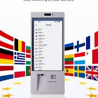 Touchwo 27 ''Machine de commande au sol Terminal de libre-service Kiosque de paiement avec imprimante Scanner de Code QR
