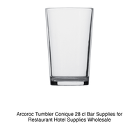 Vaso Conique de Vidrio 28 cl Arcoroc H 12 cm Ø 7 cm
