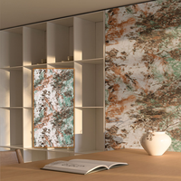 Panneau mural en marbre mousse PVC imperméable 3mm feuille de marbre UV papier peint et panneaux muraux feuille de marbre PVC pour usage intérieur