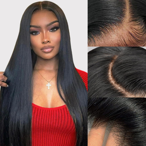 Perruque Lace Front Transparente 9x6 en Gros, Pré-coupée, Ondulée, Sans Colle, <span class=keywords><strong>Cheveux</strong></span> Humains Remy Indiens, pour Femmes Noires, 20 Pouces, <span class=keywords><strong>Frange</strong></span> Rideau - Product Image 5