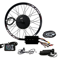 Juego de ruedas para bicicleta eléctrica de 20-29 pulgadas, kit de motor para bicicleta eléctrica, controlador de onda sinusoidal, pantalla LCD, 500W, 2000W, 3000W, 5000W