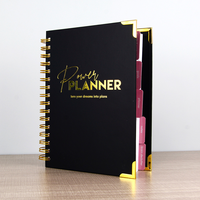 Carnets de planification à spirale rigide A4 A5 personnalisés, nouvelle conception, qualité supérieure, impression OEM en usine