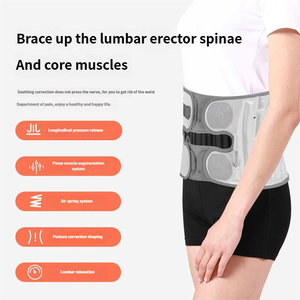 Ceinture de soutien lombaire à traction d'air, nouvelle génération, en tissu respirant en coton, à faible température, pour la colonne vertébrale et la taille - Product Image 3