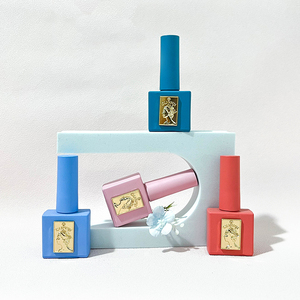 Usine d'art des ongles logo personnalisé vide verre métal couleurs chrome uv gel vernis à ongles bouteille 10ml 12ml 15ml - Product Image 3