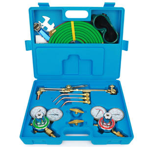 Copper Brass Stainless Steel Welding Cutting Set <b>Oxygen</b> <b>Acetylene</b> Regulator <b>Torch</b> Outfits - Product Image 2