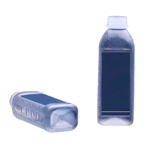 300ml/500ml Square PET <strong>Plastic</strong> <strong>Squeeze</strong> <strong>Bottle</strong> with Screw Cap Food Storage Container Oil Sprayer for Salad Cooking Juice Storage - Product Image 1