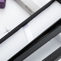 Boîte Cadeau de Luxe pour Stylo Signature avec Fenêtre Transparente, Boîte de Rangement Créative pour Stylo à Bille avec Logo Personnalisé