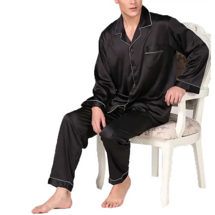 Designed and manufactured in China mens organic cotton pajamas