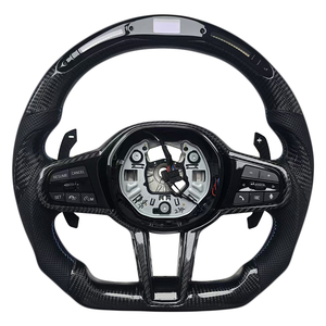 Volante Deportivo de Fibra de Carbono con Luces LED para BMW Serie G, M3 G20 G30 G80 M4 G82 M5 CS, en Oferta - Product Image 1