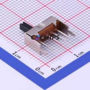SS13D75L5 Slide Switch Through hole Component (THT) Switch Single Pole Three Throw Rectangle Pin Header PC Pin 12mm - Product Image 1