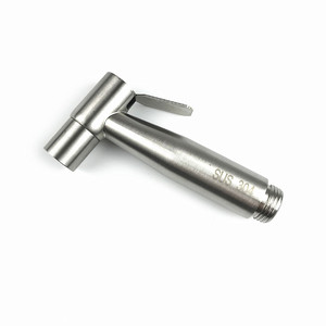 Wholesale 304 Stainless Steel Bidet Pressurized Water Gun Flusher Nozzle Disposable Toilet Companion <b>Spray</b> Blister <b>Set</b> - Product Image 5