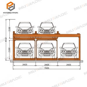 Bán tự động độc lập ngăn xếp đậu xe cơ giới <span class=keywords><strong>2</strong></span> cấp Câu Đố xe ô tô Hệ thống đỗ xe - Product Image 5