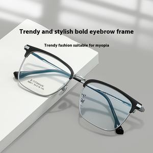 <span class=keywords><strong>Gafas</strong></span> de Miopía Científicas Elegantes y Modernas con Montura Profesional para Negocios, para Hombre y Mujer, con Forma de Diamante, Ligeras, sin Montura, Cuadradas - Product Image 5