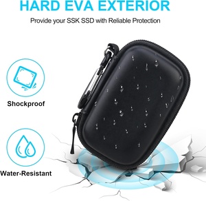 Estuche rígido de EVA personalizado para SSK, SSD portátil, unidades externas de estado sólido, <span class=keywords><strong>disco</strong></span> duro, bolsa de viaje de almacenamiento de protección USB - Product Image 4