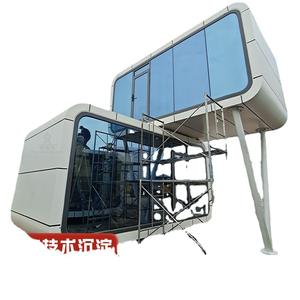 Cabine mobile Sunshine House, capsule spatiale, nouvelle vie, double paroi en verre, insonorisée, hébergement individuel, cabine panoramique, B&B - Product Image 5