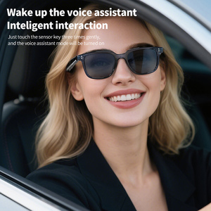 タッチリモコン写真撮影用紫外線防止スマートワイヤレスブルーライトカットメガネGt51インテリジェントAI翻訳メガネ - Product Image 6
