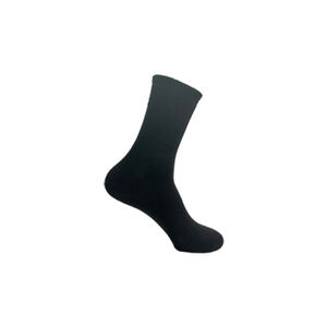 Meilleures ventes Chaussettes en coton polyester de style sportif tricotées midi pour hommes Chaussettes de couleur unie noire de qualité mondiale - Product Image 4