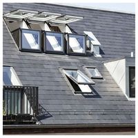 Fenêtre de toit fixe moderne Prima Custom avec verre trempé pour une lumière naturelle