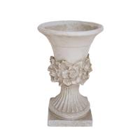 Pot bunga pot pot pot tanaman Urn teras luar ruangan Multi guna putih antik desain Romawi gaya elegan
