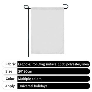Drapeau de jardin personnalisé vierge pour l'extérieur 2026, idéal pour les décorations festives de haute qualité - Product Image 3