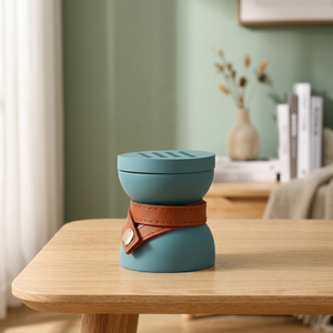 ALAN TRADERS Quemador de Incienso de Madera Hecho a Mano, Difusor Aromático de Sándalo, Uso en Todas las Estaciones, Ramadán, Eid, Hogar, Hotel - Product Image 1
