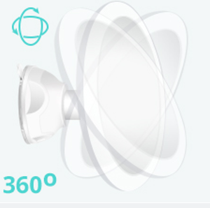 <span class=keywords><strong>Espejo</strong></span> de Maquillaje Personalizado al por Mayor con <span class=keywords><strong>Aumento</strong></span> de 15X, Montado en Pared para <span class=keywords><strong>Baño</strong></span>, con Cuello de Cisne, <span class=keywords><strong>Ventosa</strong></span> de Gel y Luz LED de 3 Colores - Product Image 6