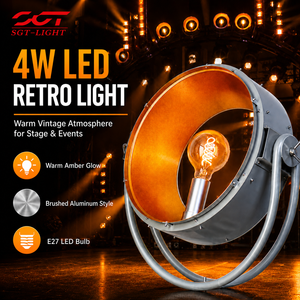Bombilla LED <span class=keywords><strong>de</strong></span> 4W <span class=keywords><strong>de</strong></span> Estilo Retro, Luz Cálida <span class=keywords><strong>de</strong></span> Filamento DMX512, Estilo Retro para Bodas y Eventos - Product Image 1