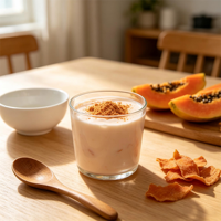 Premium gevriesdroogd papajapoeder voor smoothies, bakkerijproducten, ijs en sauzen