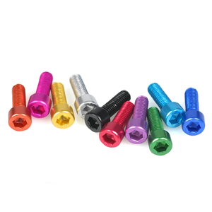 M3 x 10mm Nhôm Hex ổ cắm nắp máy vít bu lông Anodized colourful M4 <span class=keywords><strong>M5</strong></span> M6 vật liệu thép carbon - Product Image 5