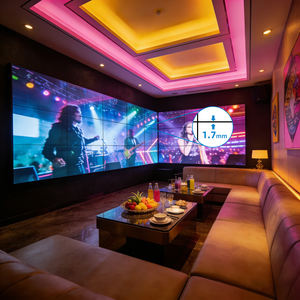 Mur <span class=keywords><strong>vidéo</strong></span> professionnel intérieur 46 49 55 65 pouces 2x2 3x3 à cadre ultra-fin 0,88 mm 1,7 mm 1,8 mm 3,5 mm Écran LCD de raccordement <span class=keywords><strong>vidéo</strong></span> - Product Image 2