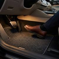 Alfombra de Tela No Tejida Punzonada con Patrón Cruzado, Resistente al Fuego, Ignífuga y Transpirable para Autos, Protege la Superficie de Pintura