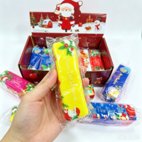 Jouet anti-stress souple et croustillant de Noël, motif Père Noël, unisexe, pour enfants, cadeau de fête