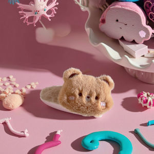 Lindo Oso de dibujos animados de peluche y horquilla de conejito grande 5cm BB Clip Material de acetato estilo dulce para Niñas para fiestas - Product Image 2