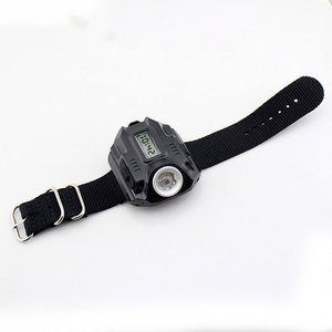 Di động có thể sạc lại không thấm nước Đèn pin Led cổ tay <span class=keywords><strong>Watch</strong></span> Tactical <span class=keywords><strong>Torch</strong></span> Lights với đồng hồ hiển thị cho ngoài trời cắm trại săn bắn - Product Image 3
