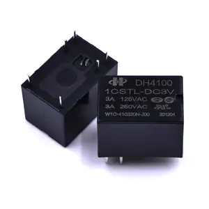 DH4100-1ASTL-HS-DC12V PCB güç sinyal röle 5v 9v 12v 24v 48V iletişim 6 pin röle 5A genel amaçlı röle