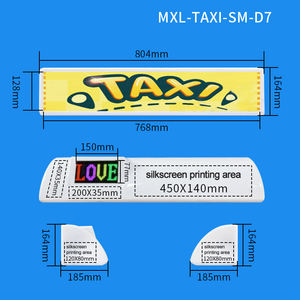 Pantalla LED Inteligente para Techo de Taxi, Control Inalámbrico por Wifi 4G, Luz de Techo para Taxi, Pantalla Publicitaria a Todo Color HD con Rotación para Automóvil - Product Image 4