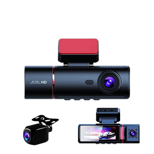 <span class=keywords><strong>2025</strong></span> 4k auto <span class=keywords><strong>Dvr</strong></span> veicolo scatola nera 3 canali Dash Cam retrovisore Gps visione notturna 24h Monitor di parcheggio Wifi Camcorder nero auto - Product Image 1