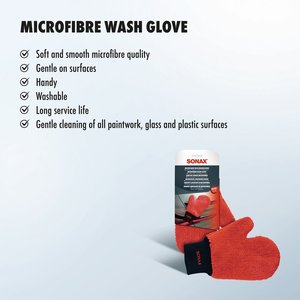 Gant de lavage en microfibre très vendu, 1 pièce, gant ergonomique pour un lavage de voiture sûr et sans rayures - Product Image 2