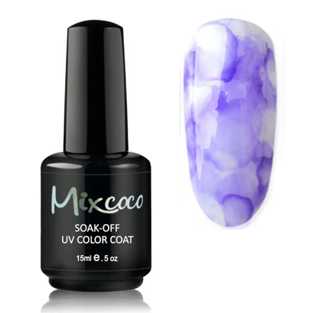 Mixcocobloesem Effect Water Marmer Inkt Gel Polish Bloeiende Gel Nai Art Painting Benodigdheden Esmalte En De Uv Nagelgellak