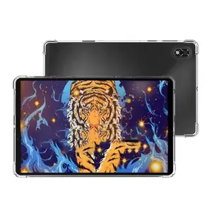 Protégez la conception anti-chute de l'étui pour tablette antichoc en TPU souple transparent à quatre coins pour Lenovo Pad M8 2022 TB300XU