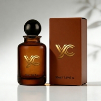 Flacons de parfum en verre cylindriques de luxe YC avec couvercles, boîtes d'emballage personnalisables avec logo - 30 ml/50 ml/100 ml