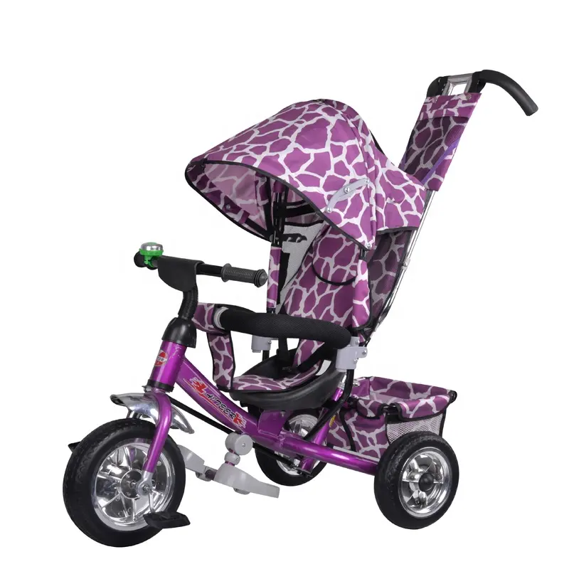 China supply cheap baby in ride on car tricycle with push handle