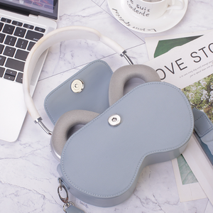 Funda Protectora para Auriculares con Estilo Ins, Funda para Auriculares Compatible con <span class=keywords><strong>Airpods</strong></span> <span class=keywords><strong>Max</strong></span>, Piel Sintética de PU, Antiarañazos - Product Image 2