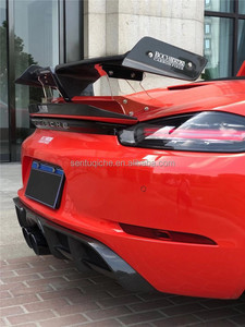 Kit de Carrocería con Alerón de Fibra de Carbono Estilo Tec para Porsche 718 Cayman Boxster, Nuevo - Product Image 5