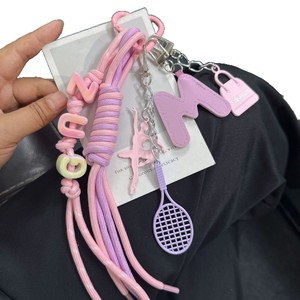 Pendentif <span class=keywords><strong>de</strong></span> sac long en alliage coloré DIY, style bohème Y2K, arc-en-ciel, accessoire métallique, porte-clés, breloque <span class=keywords><strong>de</strong></span> sac - Product Image 5