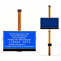 Module d'écran TFT LED rétroéclairé noir 3,5 pouces 12864-7 3,3 V avec interface SPI matrice de points 8 broches pour affichage COG à puce S